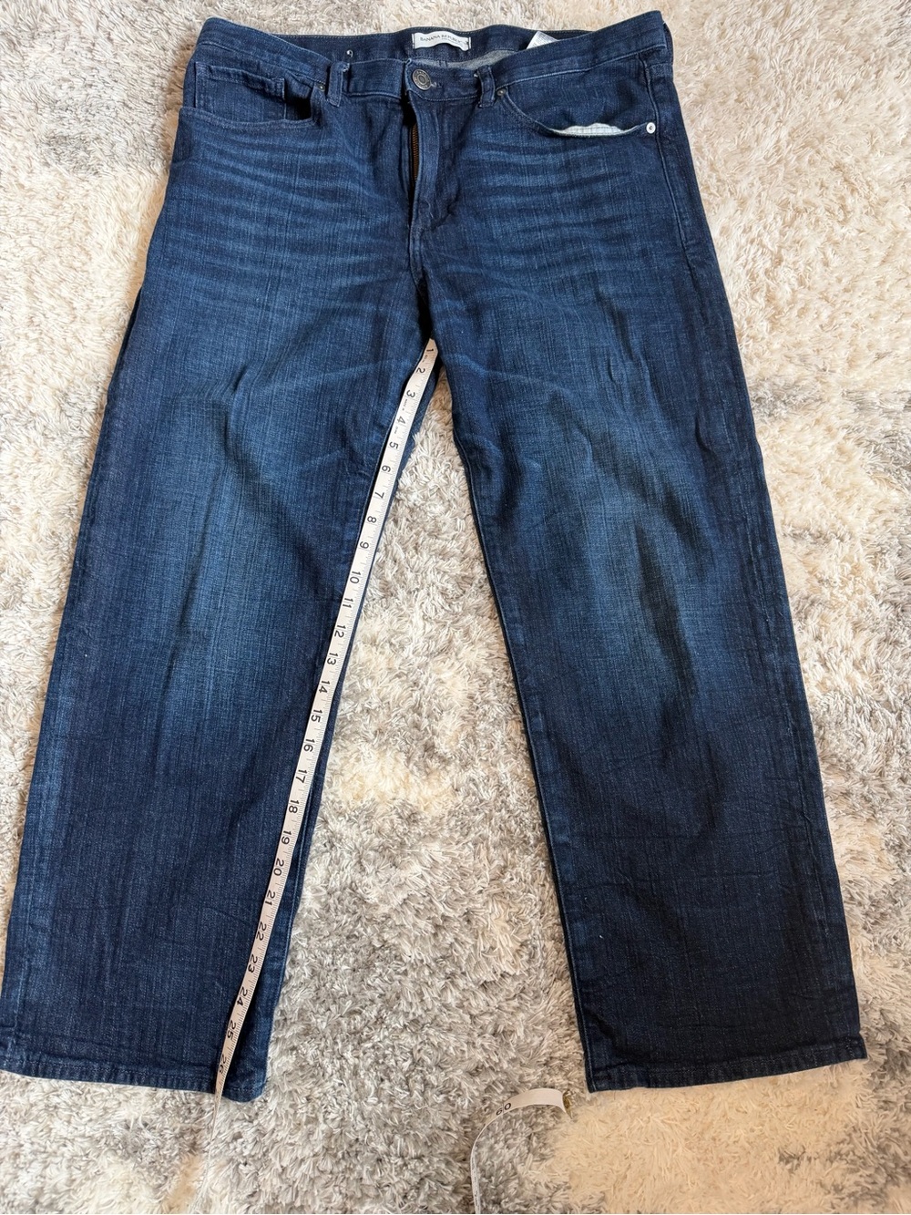 Banana Republic Women's Dark Blue Boyfriend Jeans